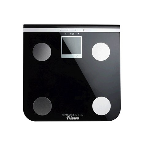 Scales Tristar | Electronic | Maximum weight (capacity) 150 kg | Accuracy 100 g | Body Mass Index (BMI) measuring | Black - 2